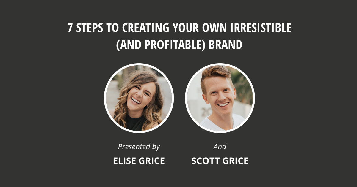 My Own Irresistible Brand Webinar